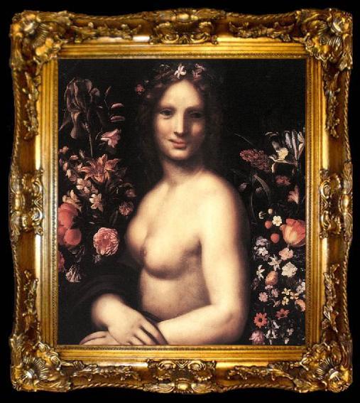 framed  Carlo Antonio Procaccini Flora, ta009-2